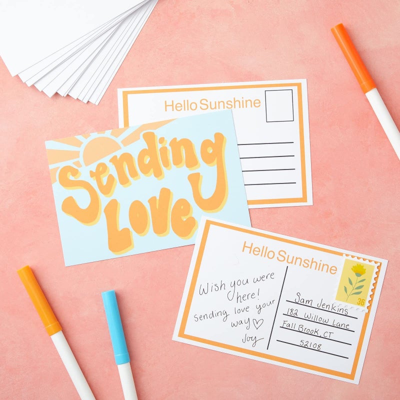 Sustainable Greetings Card Stock Paper Sheets - 4 x 6 In, 300 GSM/110 Lb, 200 Pack, White - Wedding Invitation Paper & Invites - Heavyweight Stock for Recipe & Index Card - Image 3